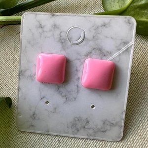 Pink Candy Stud Earrings